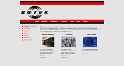 Desktop Screenshot of botek.com