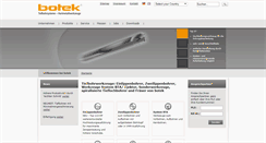 Desktop Screenshot of botek.de