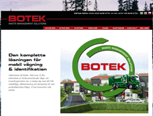 Tablet Screenshot of botek.se